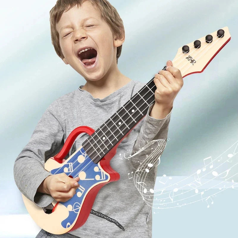 Children Can Pluck Strings And Play Yukrili Toys Beginners' Level Guitar Puzzle And Musical Instruments