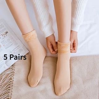 Winter Leather Women Winter Boots Thick Wool Warm Women High-heeled Genuine Boot High-quality Female Snow Boots Women Shoes