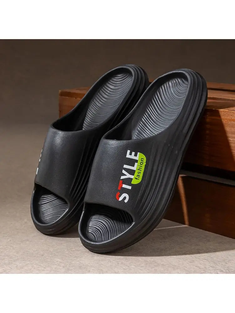 Summer Women's Slipper Outdoor Wear Soft Sole Sliders Bathroom Anti-slip Casual Slippers Indoor Thick Bottom Household Shoe
