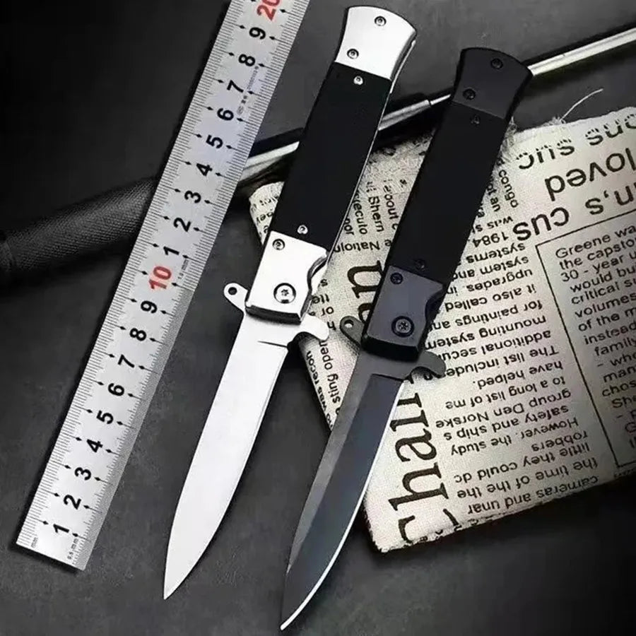 Portable Outdoor Folding Knife Stainless Steel High Hardness Multi-Purpose Small Knife for Wilderness Survival