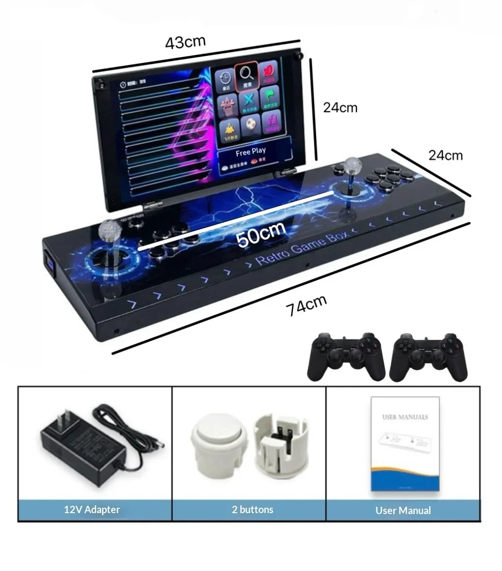 Joystick Game Console With Dual Joysticks Connected To Tv Pandora Game Console Folding Screen 0 Delay Home Nostalgic Arcade