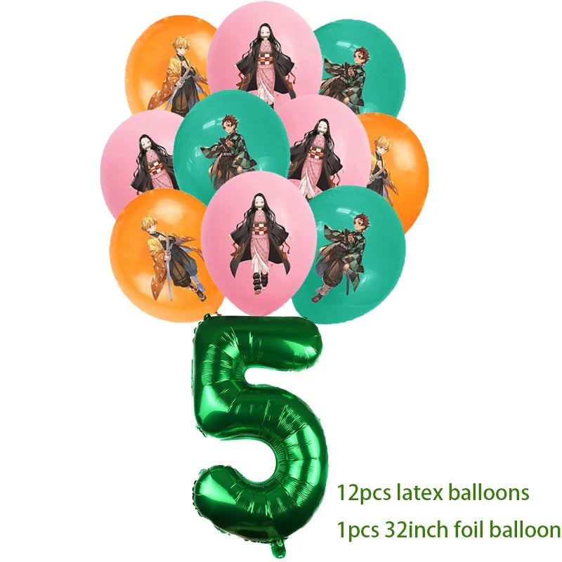 Anima Demon Slayer Party Decoration Supplies