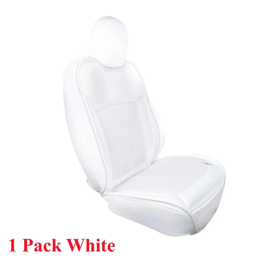 Upgrade Tesla Model Y Model 3 Smart Cooling Car Seat Cushion for Summer Driving Breathable Seat Cover with 10 Fans 15s Cool Down
