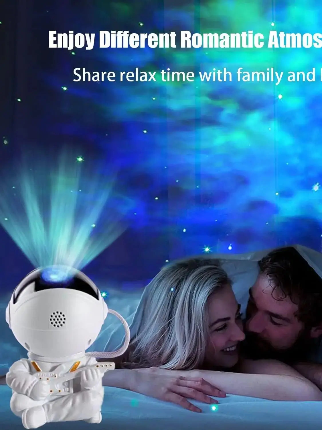Astronaut Star Projector Lamp, Suitable for Multi-Room Decoration, A Great Gift, and a Perfect Starry Night Light for Bedroom