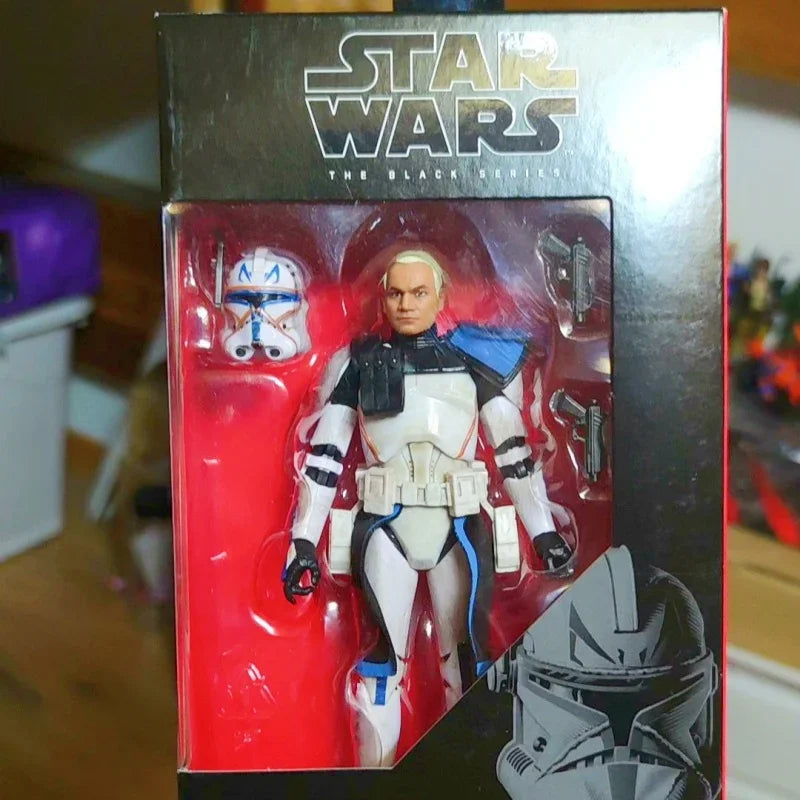 Star Wars Toy Black Series 6-Inch Doll Storm Trooper Empire Red Guards Captain Rex Garage Kit Birthday Gift Collection Desktop