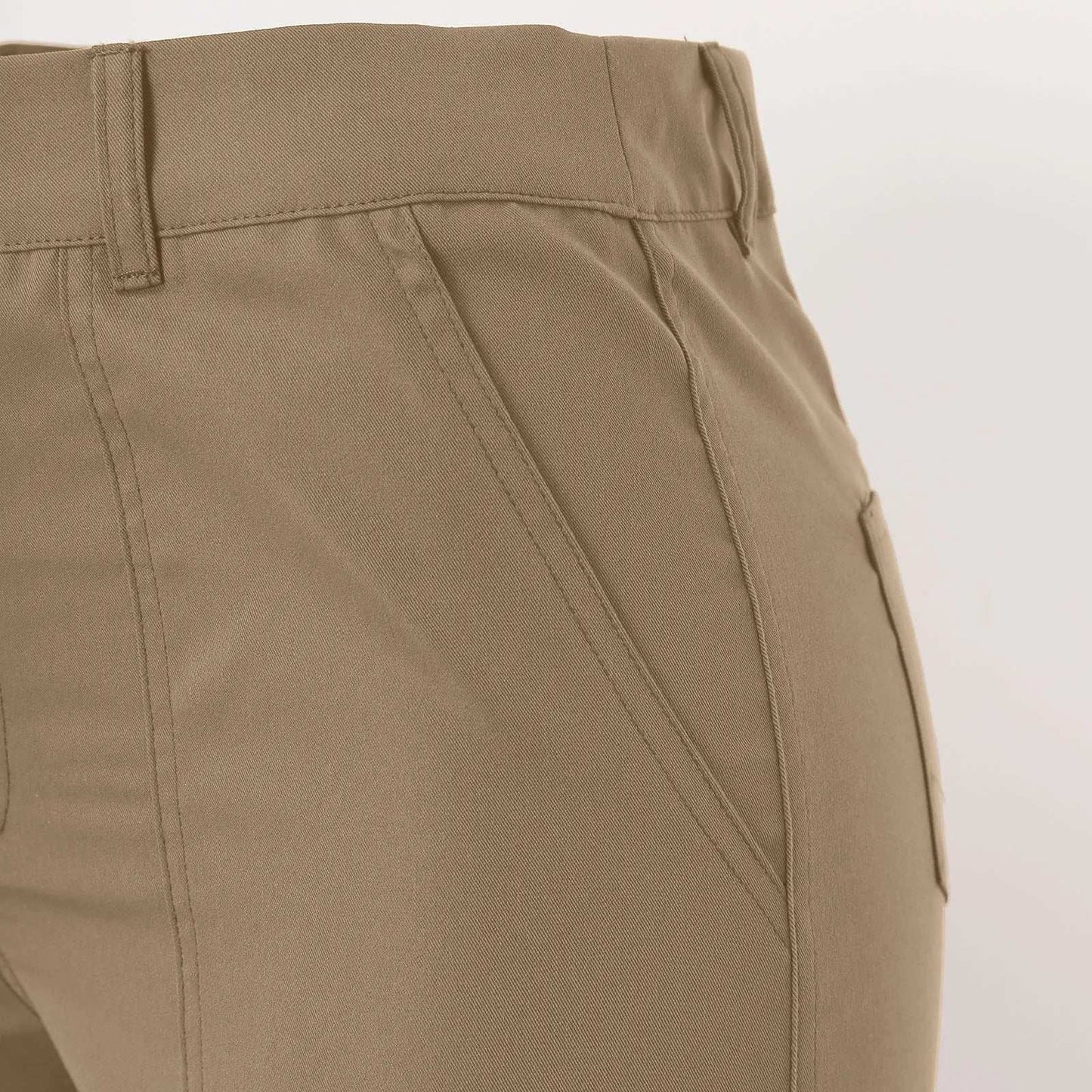 Y2k Women Khaki Cargo Pants Retro Slim Fit Jogger Sweatpants Summer High Waisted Casual Korean Wide Leg Pants Elastic Trousers