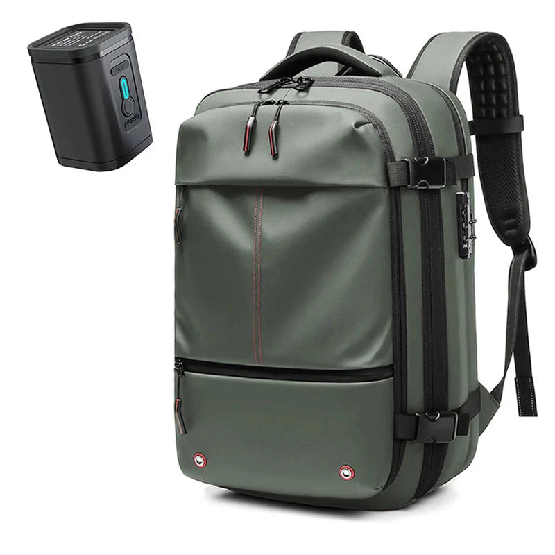 Men's 17 Inch Laptop Backpack Vacuum Compression