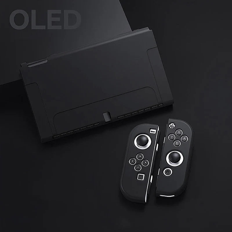 NEW Protective Case Compatible With  Switch OLED Console And Joy-Cons, Switch Can Be Inserted In Dock With Shell
