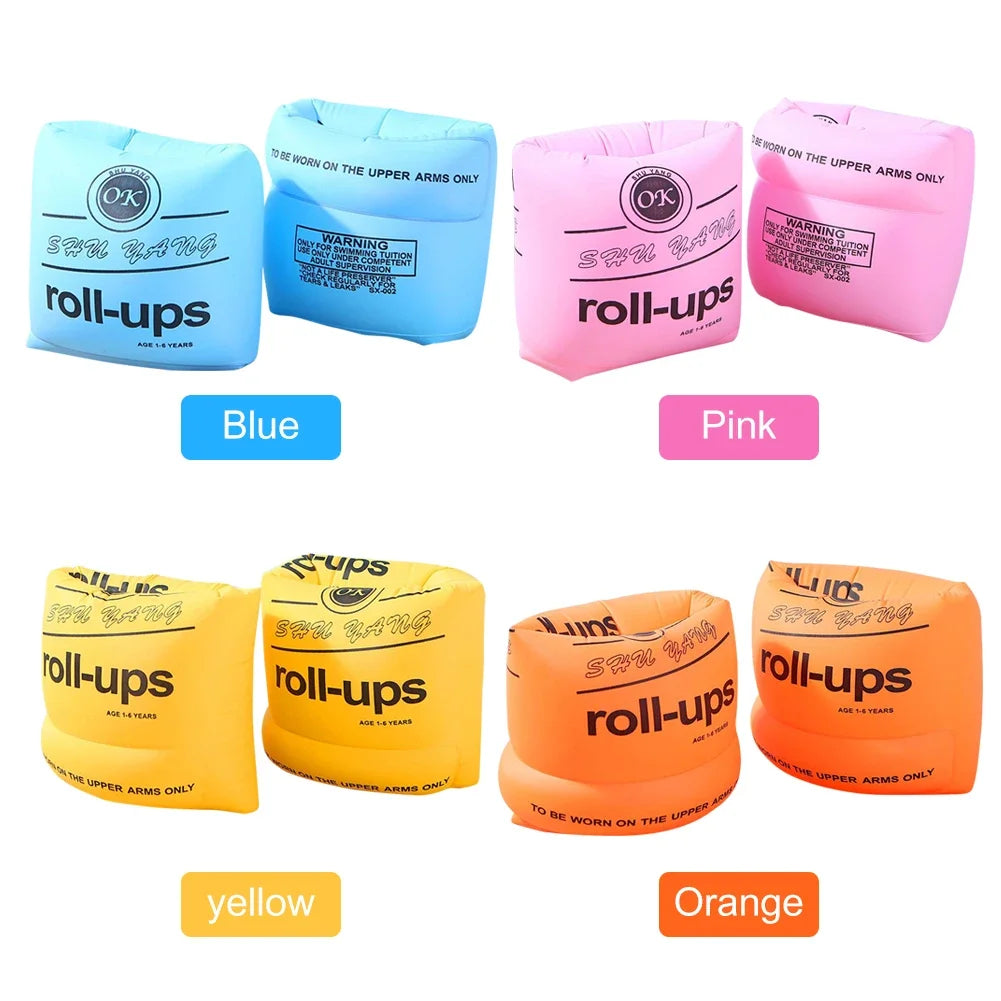 Inflatable Swimming Arm Rings Arm Float Inflatable Pool Floating Circle Sleeves Arm Rings Pool Buoys Armbands For Swimming Pool