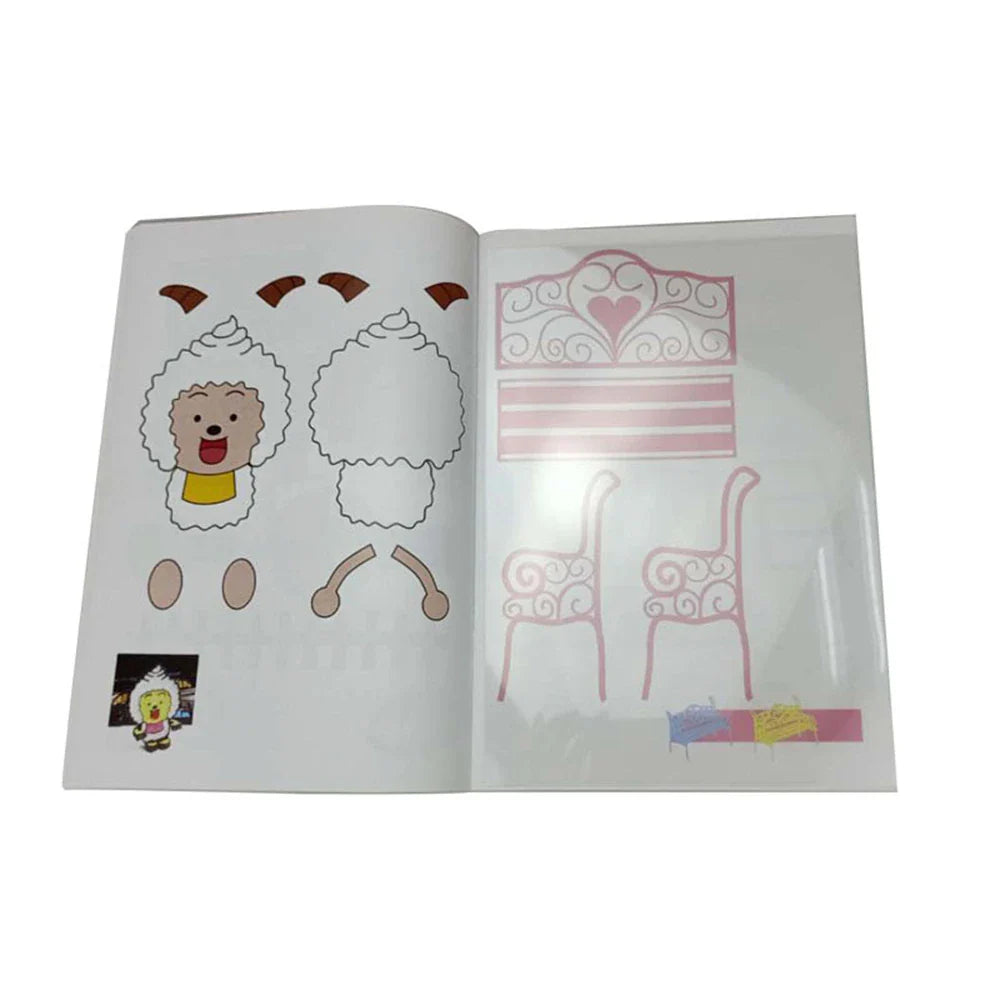 3D Printing Pen Drawing Book Reusable Colorful 22/40 Patterns Thick Paper Clear Plate Painting Template for 3D Pen Kid Gifts