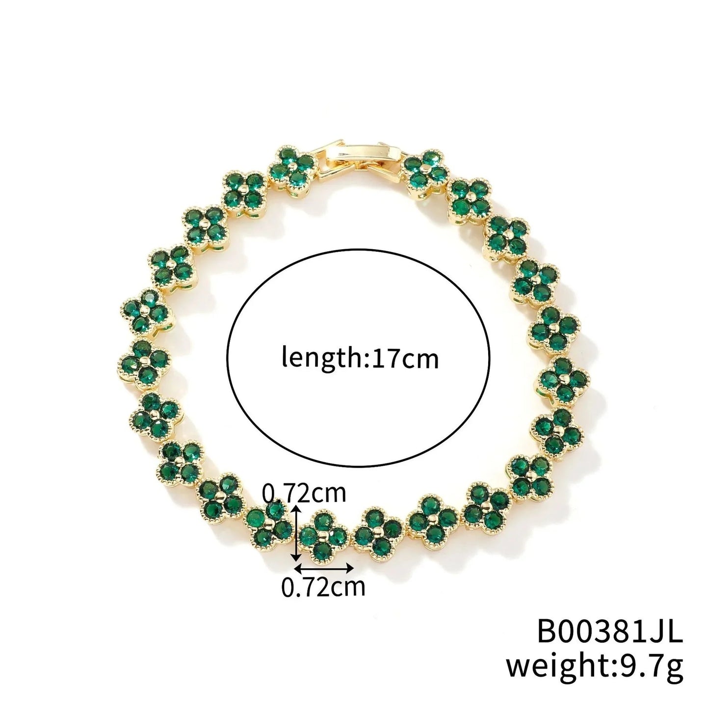 Flower Lucky Stainless Steel Bracelet
