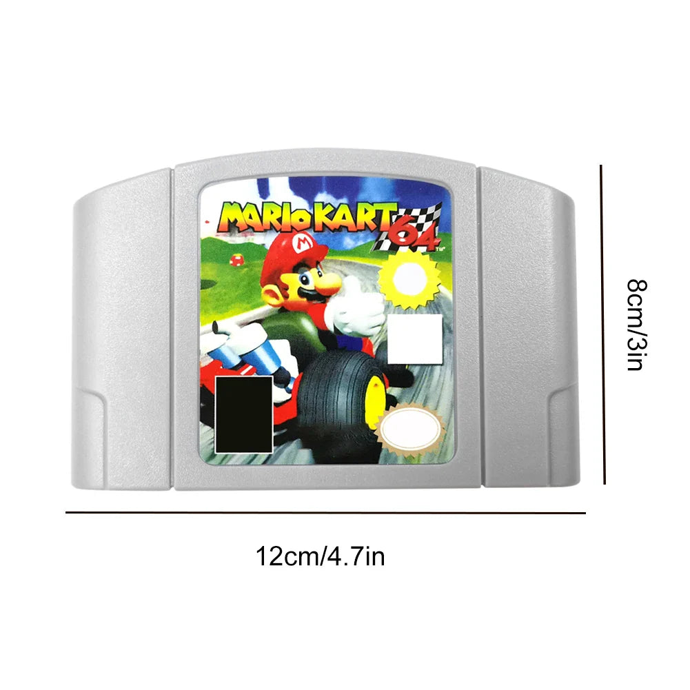 64 Bit Video Game Console US Version Toys Game Collection Cartridge N64 Series Kart Party Super Smash Bros Bad Fur Day