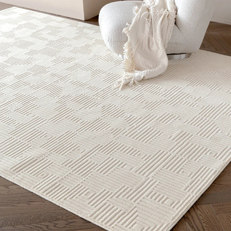 New Zealand Wool Living Room Carpet Solid Color Modern Area Rug Large Bedroom Carpets Home High Quality Floor Mat Nordic Rugs