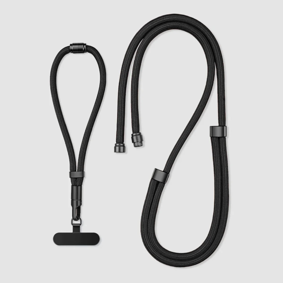 3-in-1 Switchable Mobile Phone Lanyard Adjustable Length Universal Mobile Phone Case Strap