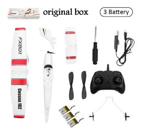 DIY RC Plane Toy EPP Craft Foam Electric Outdoor Remote Control Glider FX-801 901Remote Control Airplane DIY Fixed Wing Aircraft