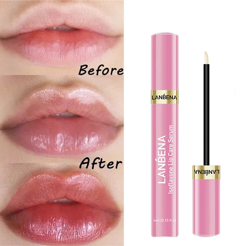 Instant Volumising Lip Serum Increase Gloss Elasticity Reduce Lip Fine Lines Moisturizing Nourish Repairing Lip Care