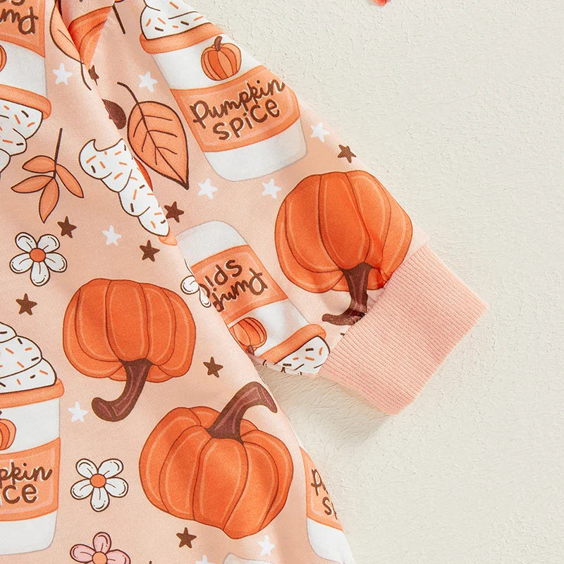 Newborn Baby Boy Girl Fall Winter Clothes Long Sleeve Bubble Sweatshirt Romper Cute Infant  Outfit