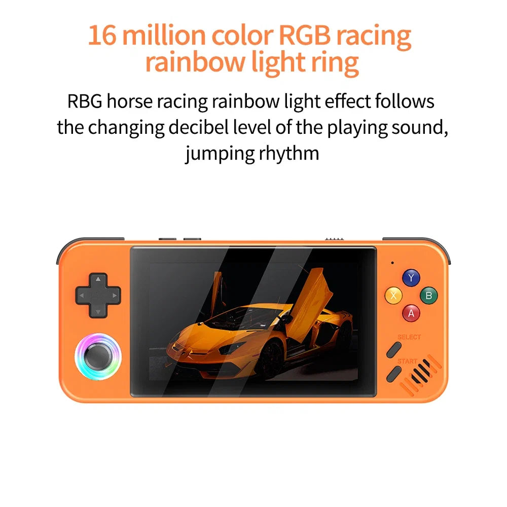 M41P LINUX Emelec 4.3Open Source Game Player N909 Dual Core1.8GHz1136*640HD Pocket Gaming Console Support128GB TF Card Expansion