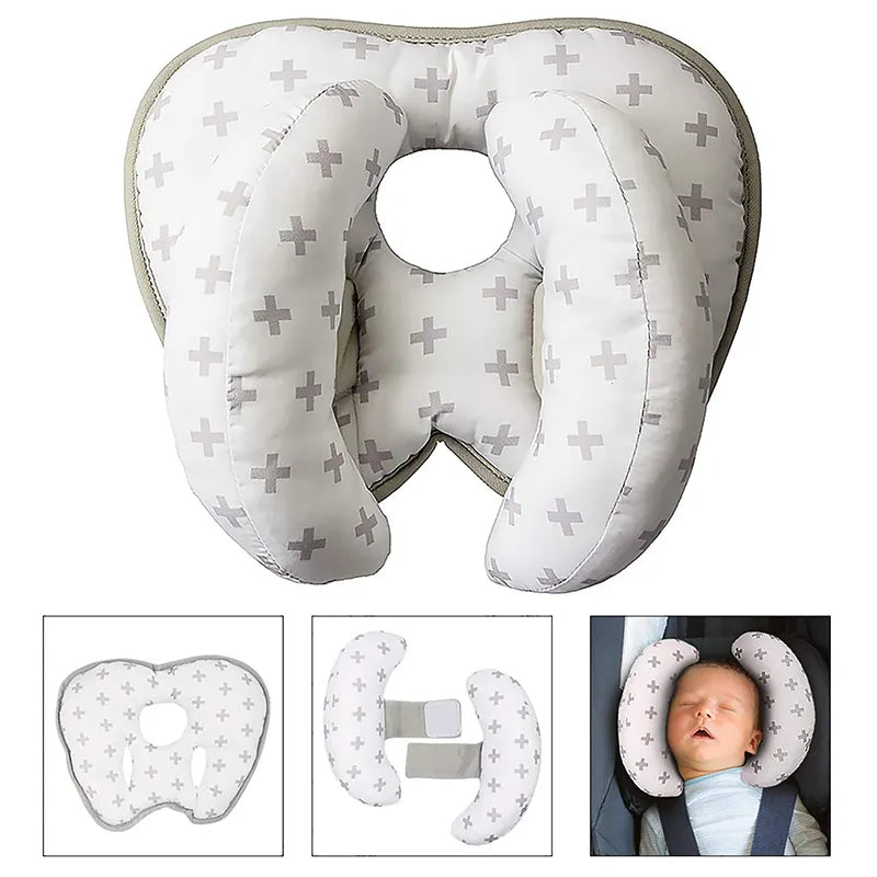 Baby Pillow Protective Travel Car Seat Head Neck Support Pillows Adjustable Children U-Shape Headrest Toddler Cushion 0-3 Years