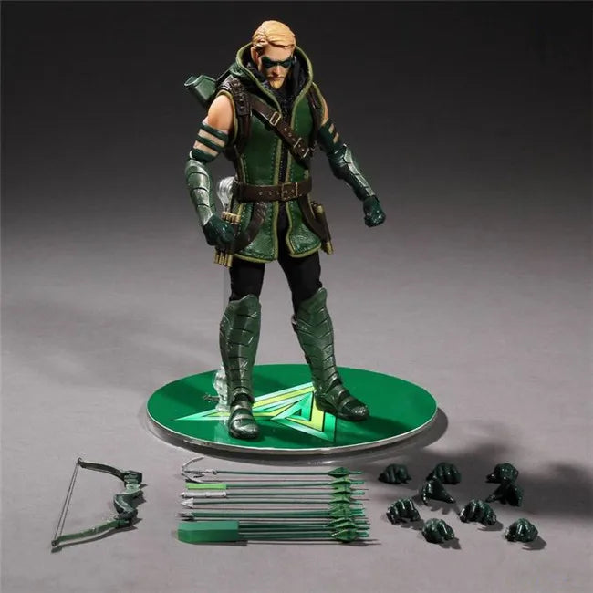 Hot toys Marvel DC Anime Superheroes Green Arrow Oliver Queen joint Movable Action Figure Collectible Model Toy Figures gifts