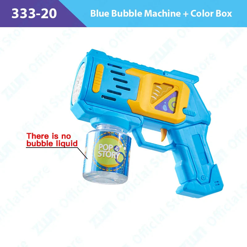 Children Handheld Bubble Gun Toy for Kids Gifts Astronaut Fully Automatic Bubble Machine Bubbles Gun Outdoor Wedding Party Toys