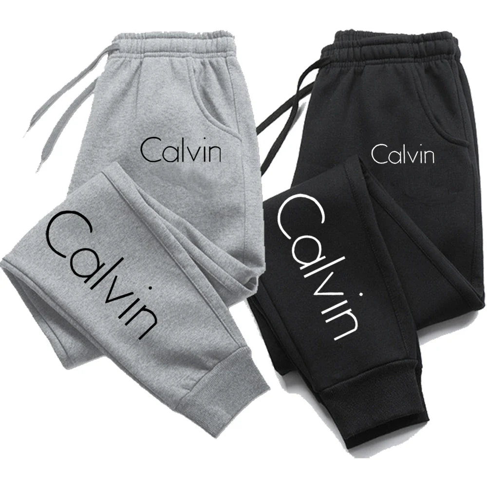 Casual Printed Sports Running Trousers Men Women  Long Pants