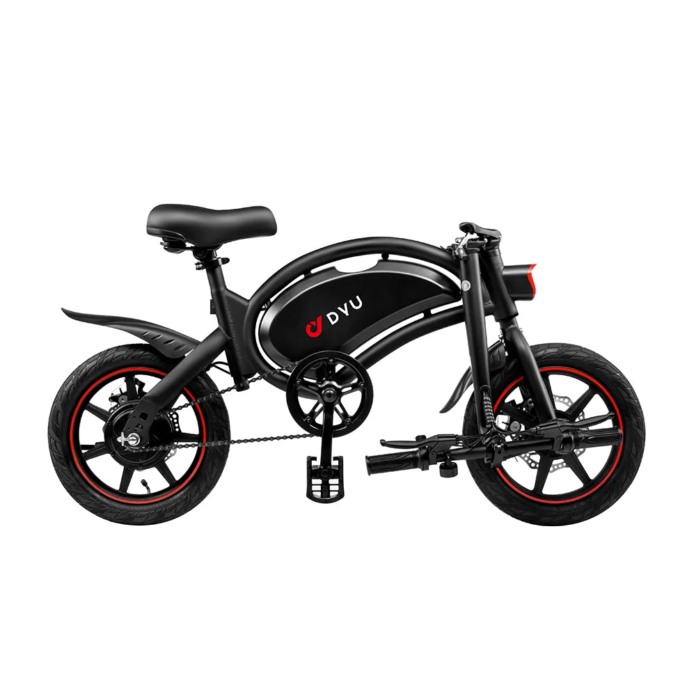 D3F Adult e-bike 250W, 36V10AH Battery, Electric Bike 14 Inch Tire Folding E-bike.