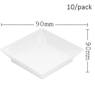 10 Pieces x Home Party Wedding Disposable Plastic Tableware Supplies, 75*62mm/100ml Mini Twisted Dessert Cup