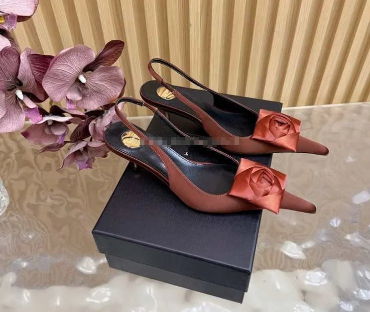 2026 High-heel 5.5 cm Shoes for Women Size 34-43 New Fashion Pointed Women's Sandals Summer Women Shoes Sandalias De Mujer