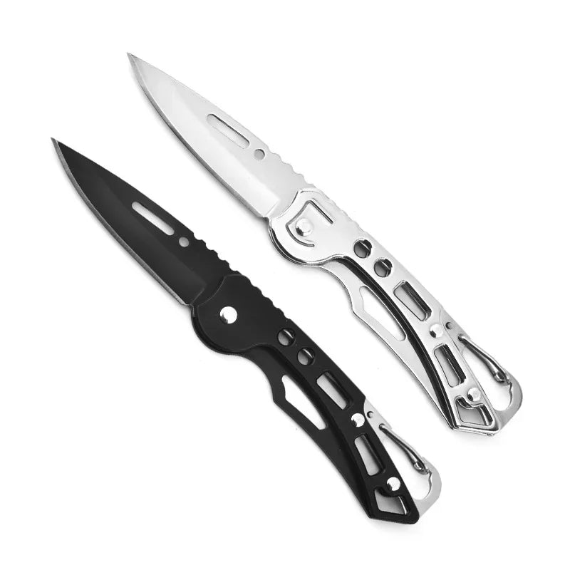 Portable folding knife, stainless steel, survival, hunting, camping, fishing, rock climbing, fruit knife, outdoor camping tools