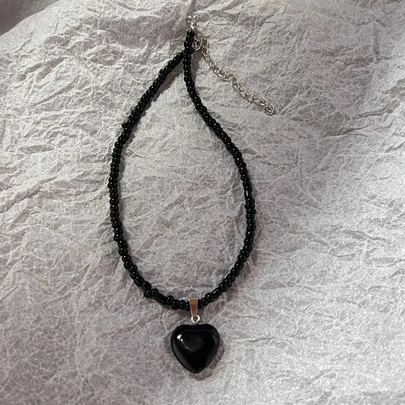 EtherealBe Y2K Opal Necklace for Women - Timeless Elegance