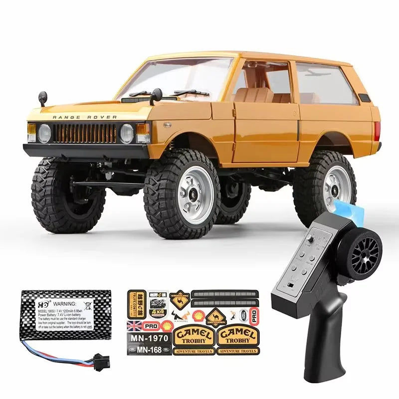 MN128 Full Scale RC CAR Model Remote Control Car Wrangler Jeep 4WD Climbing Car Simulation Off Road Vehicle Toy VS MN168