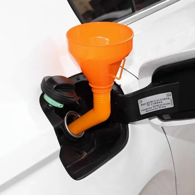 Campervan Water Filling Funnel for RV with Flushing Feature Durable Material for Camping Road Trip