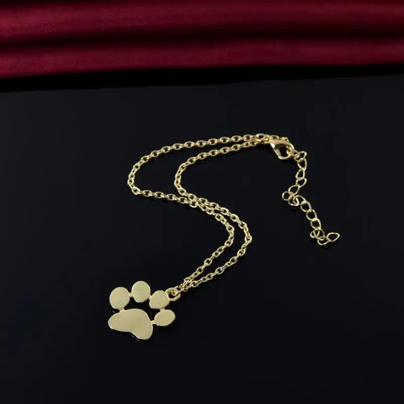 Cute dog palm pendant bracelet dog paw gold and silver men's and women's bracelet wholesale gift jewelry rope adjustable