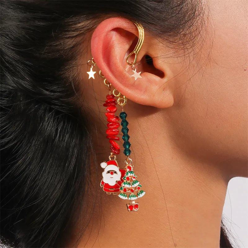Hot Fashion 1Piece 3D Creepy Black Spider Ear Stud Earrings Hot Selling Unique Punk Earrings For Women Halloween Gifts