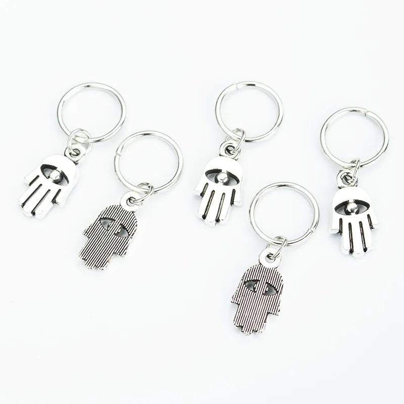 Hair Braid Dreadlock Beads Clips Charms African Braids Cuffs Rings Hip Hop Style Jewelry Dreadlock Clasps Accessories