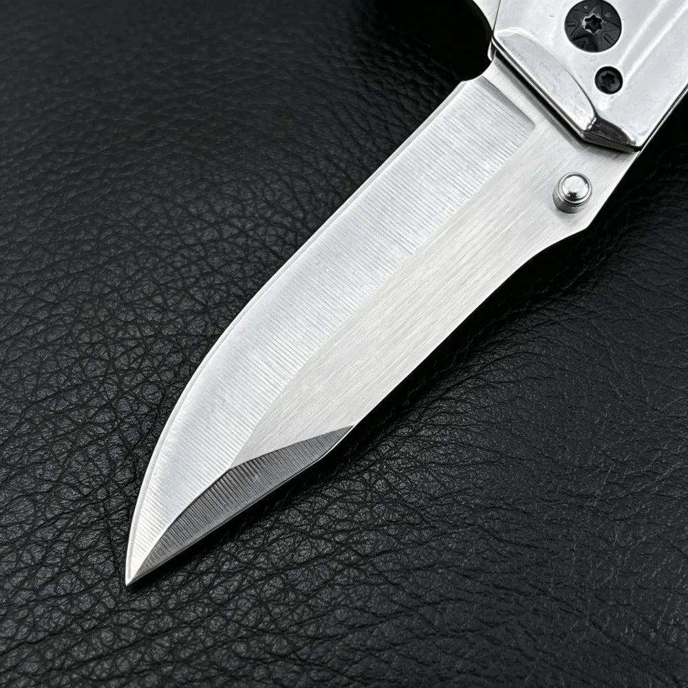 TOP Quality Folding Pocket Knife 420 Steel+walnut Wood Handle 5Cr13Mov Blade Portable Outdoor EDC Utility Knife