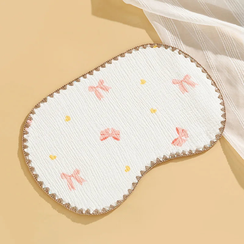 Newborn Baby 10-layer Cotton Gauze Flat Pillow Newborn Pillow Towel Baby Cloud Pillow Anti-vomiting Pillow