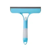 Non-Slip Blue Window Squeegee - Multi-Purpose Wiper for Home Car Glass Cleaning No Water Marks