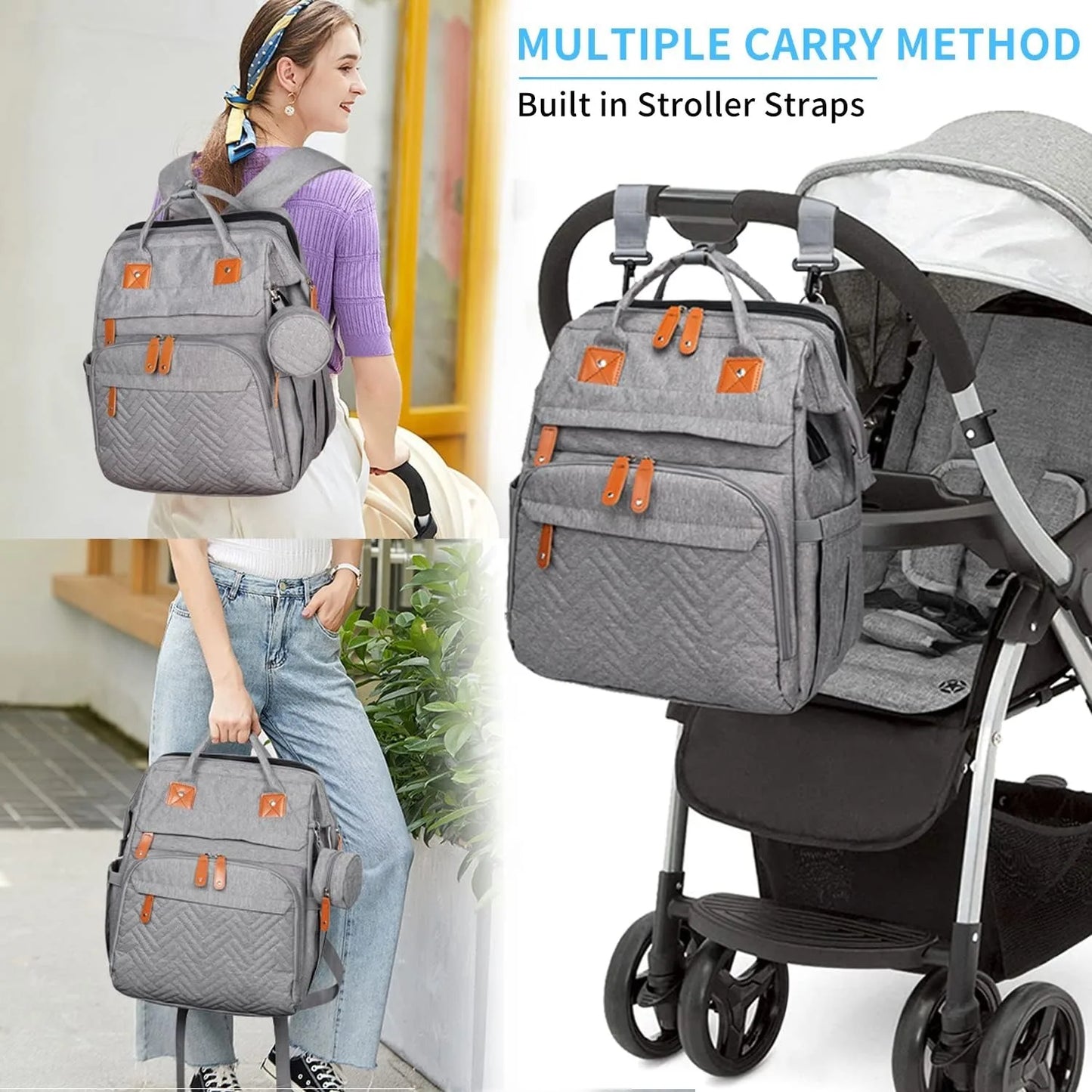 Changing Bag Backpack Baby Changing Backpacks with Large Capacity