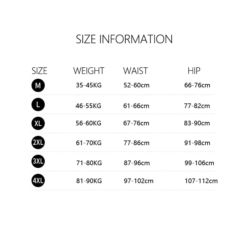 High Waist 4Pcs/Set Cotton Panties, Women Body Shaper Briefs Plus Size M-4XL.