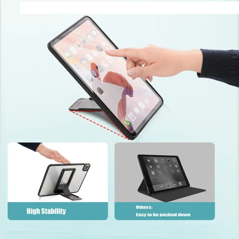 Universal Tablet Stand Foldable Storage Portable Sticky Creative Tablet Bracket for Ipad Desktop E-Reader Bracket Tablet Holder