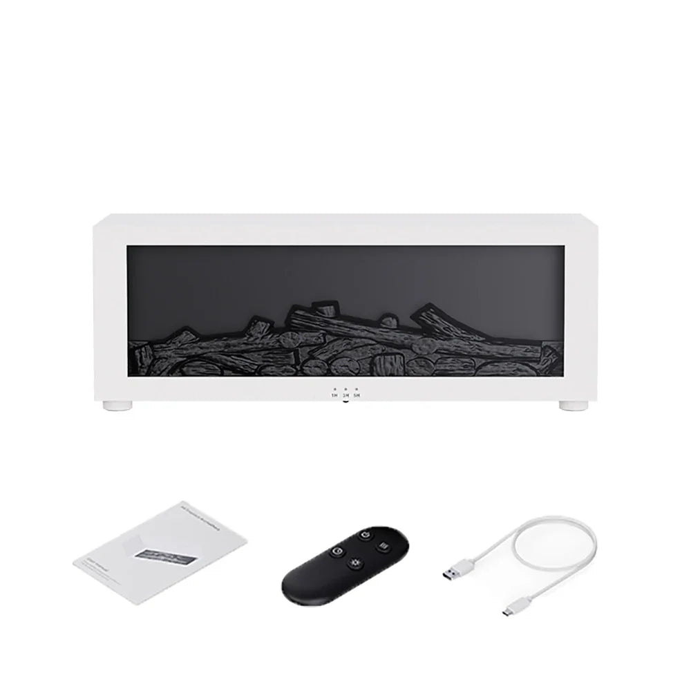 Air Humidifier Essential Oil, Home Aroma , Flame Automatic Fragrance Diffuser, With LED Light, Remote Control