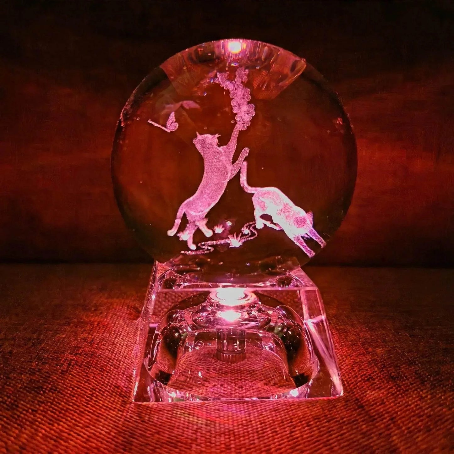 3D LED Crystal Ball Collectible