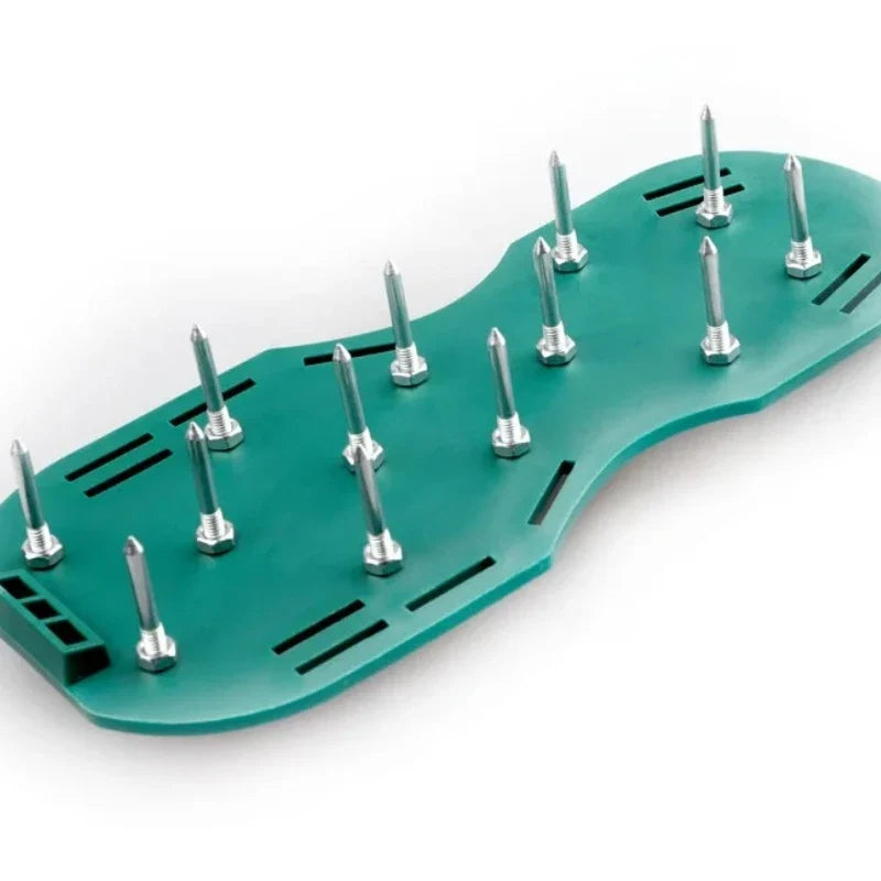 Lawn Aerator Spike Shoes with 28/36/45mm Nails for Lawn Garden Yard Soil Aerating with Adjustable Strap for Men, Woman