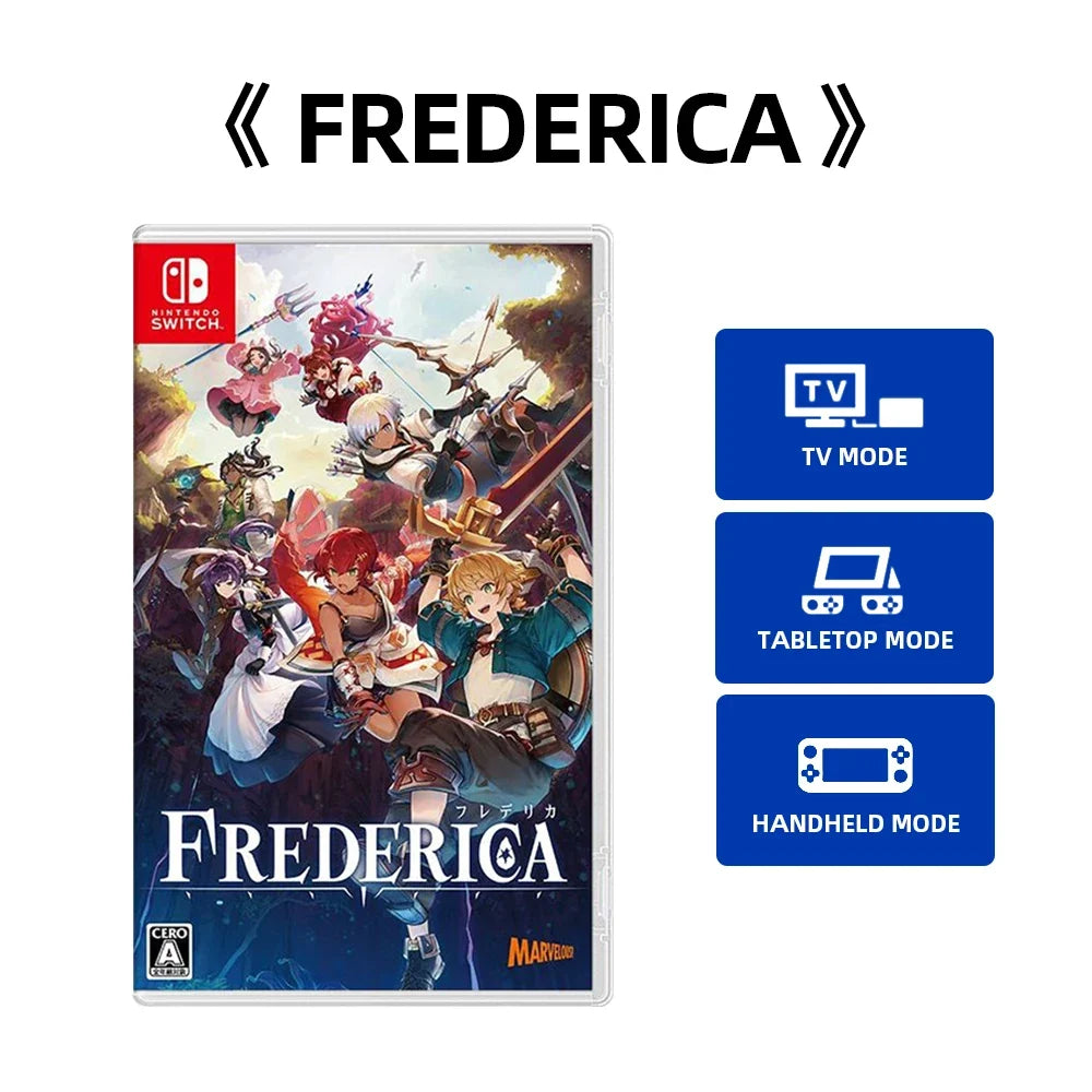 100% Original Nintendo Switch- Frederica - Support TV Tabletop and