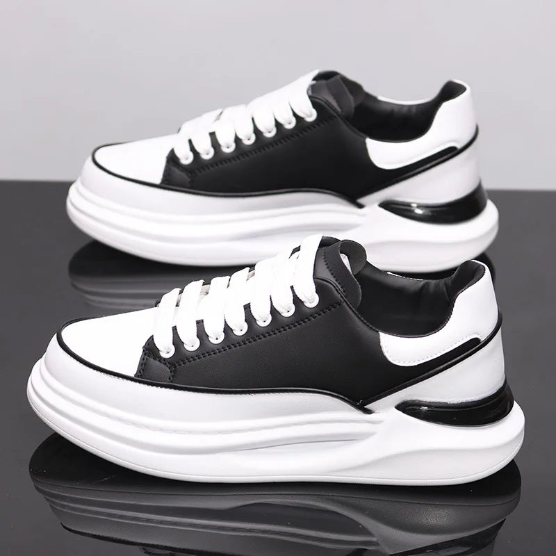 New Couple's Small White Shoes Men's Shoes Women Sports Shoes Men's Sneakers Increased Height Inside Casual Sports Shoes