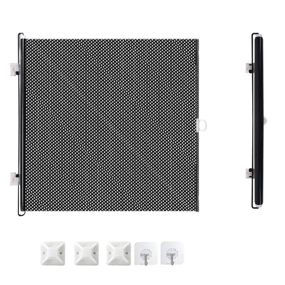 Pet Accessories Guard Retractable Fence Gate Folding Universal Pet Network Fence Barrier with Hook Pet Safety Enclosure Balcony