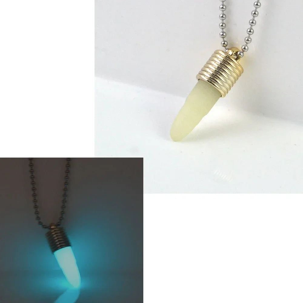Fashionable and energetic pendants that glow after absorbing light at night, wholesale of men's and women's jewelry gifts