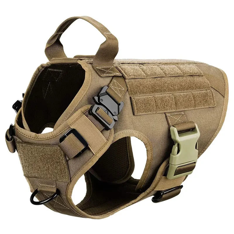 Tactical Vest Pet German Shepherd Golden Retriever Tactical Training Dog Harness and Leash Set For All Breeds Dogs
